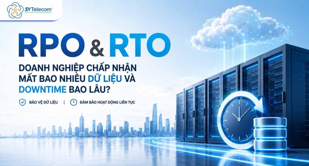 Doanh nghiệp có thể chấp nhận mất bao nhiêu dữ liệu và ngừng hoạt động trong bao lâu?
