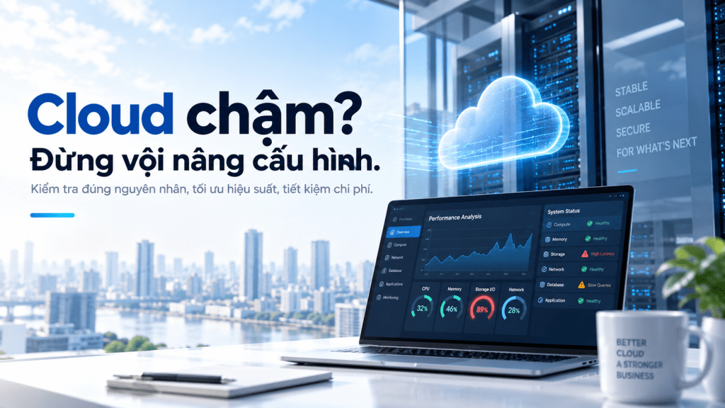 Cloud chậm chưa chắc vì thiếu tài nguyên: 7 điểm cần kiểm tra trước khi nâng cấu hình